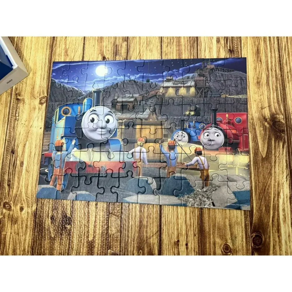Ravensburger Thomas Night Work Glow Dark Puzzle 60pc complete